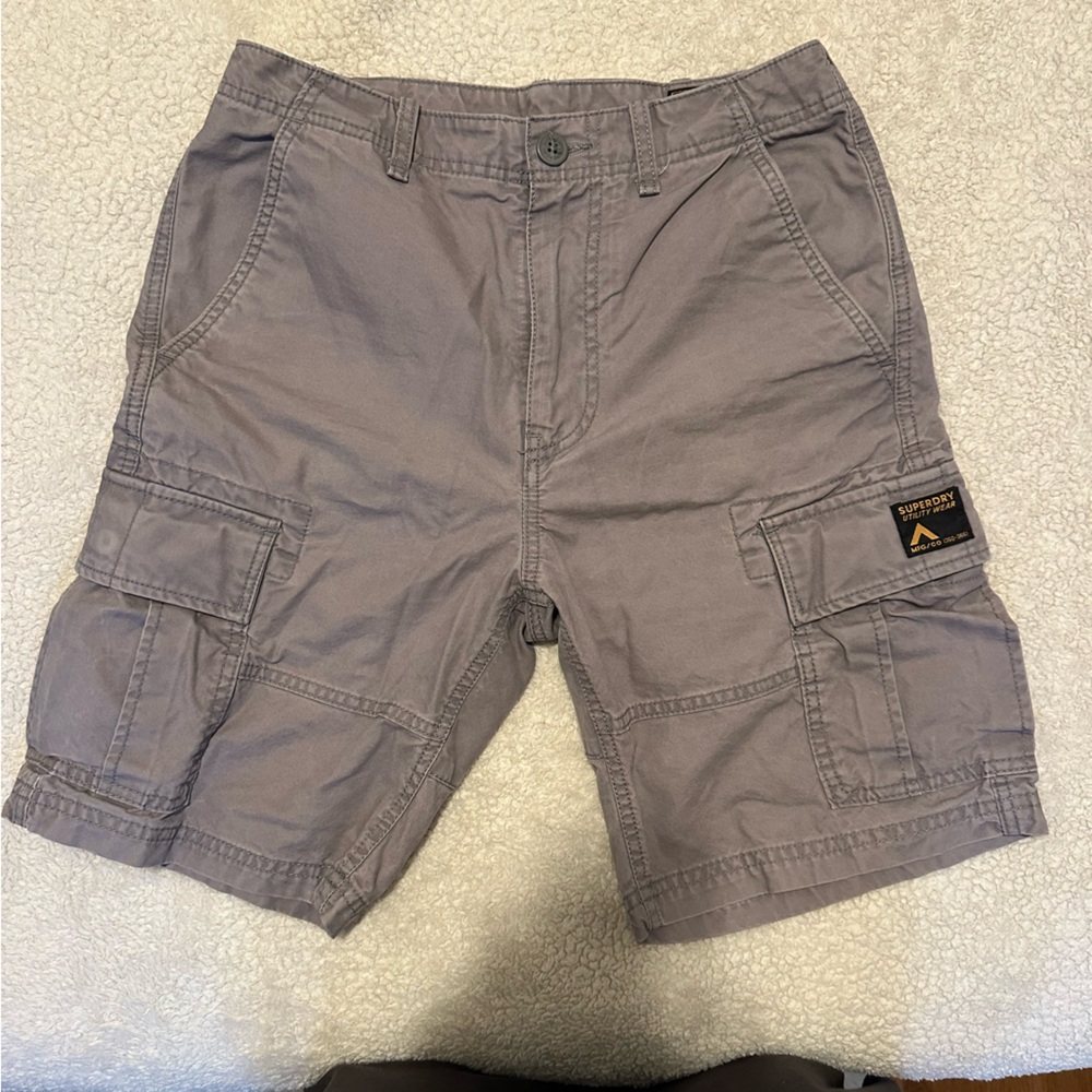 Superdry Men's Cargo Shorts in Gray